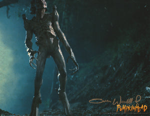 Pumpkinhead Tom Woodruff Jr signed 8x10