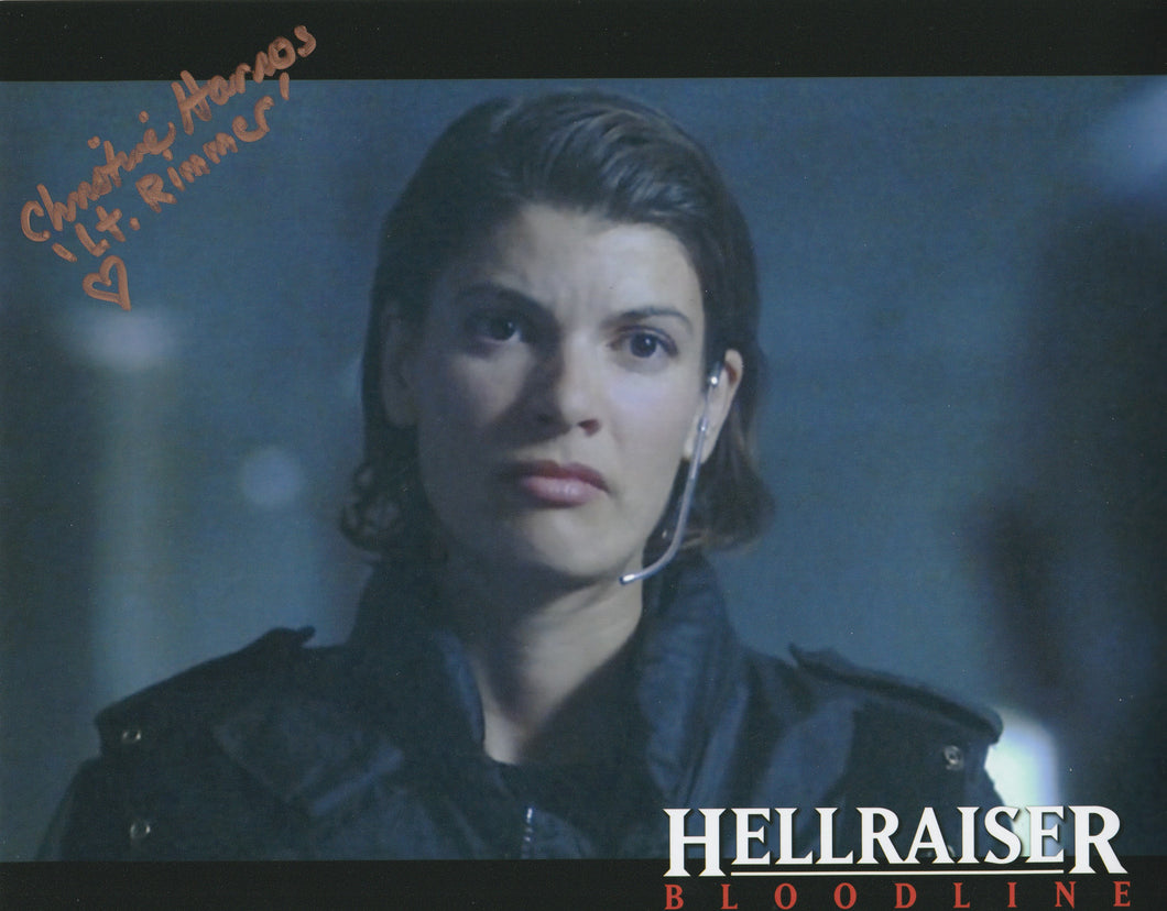 Christine Harnos Hellraiser Bloodline signed 8x10