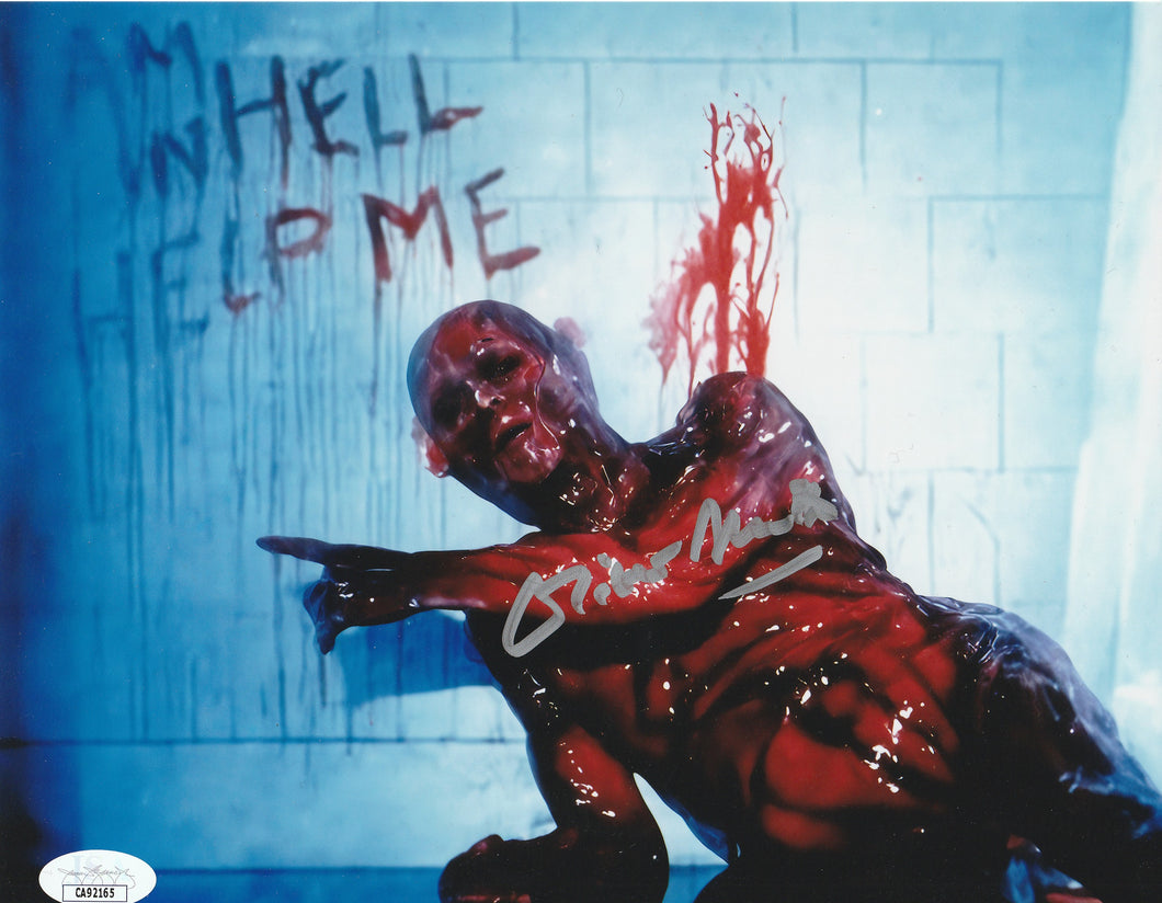 Hellraiser Oliver Smith Skinless Frank signed 8x10  JSA