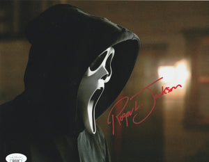 Scream Roger Jackson signed Ghostface 8x10 JSA