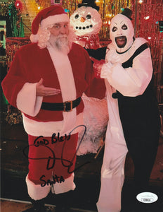 Terrifier 3 Daniel Roebuck signed 8x10 JSA Art The Clown
