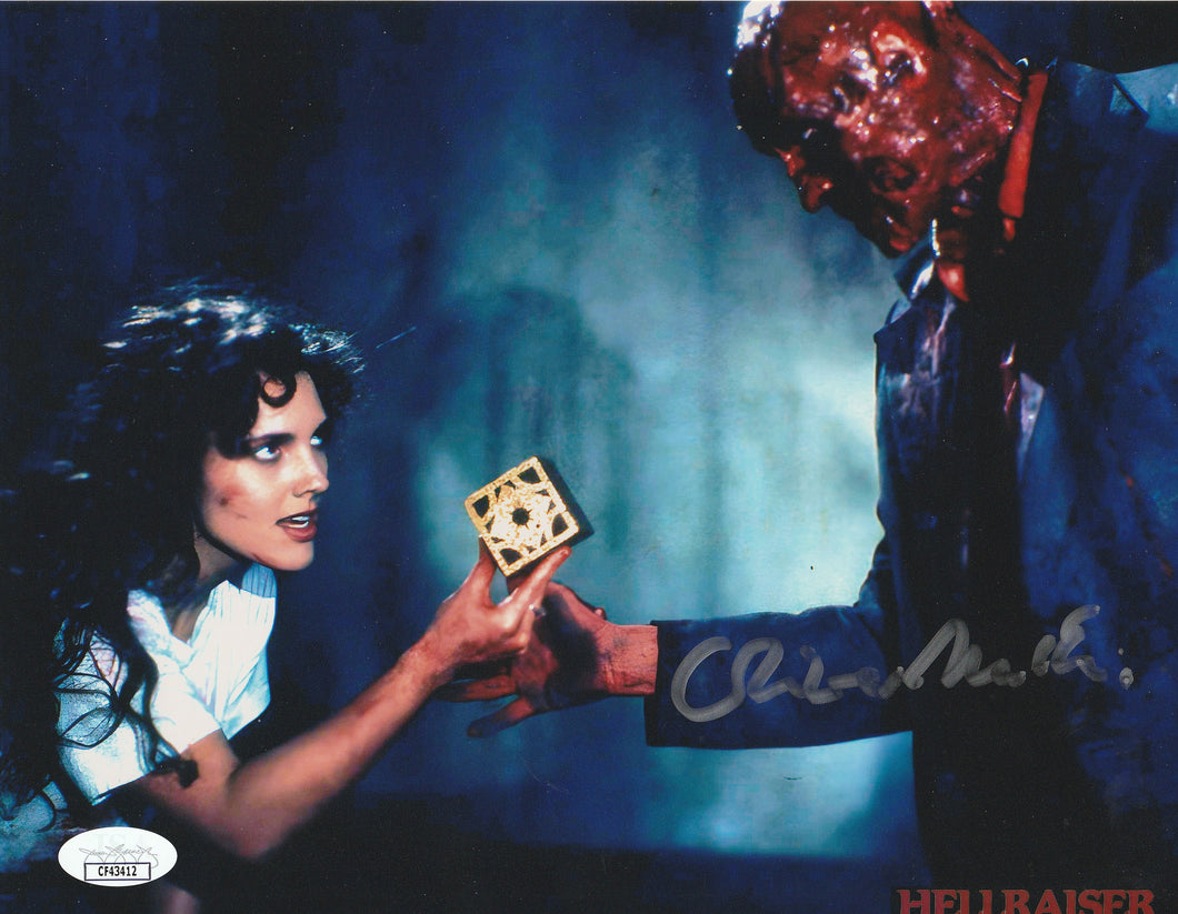 Hellraiser Oliver Smith Skinless Frank signed 8x10  JSA