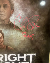 Load image into Gallery viewer, Fright Night show exclusive 18x28 poster Signed by Chris Sarandon and Stephen Geoffreys JSA
