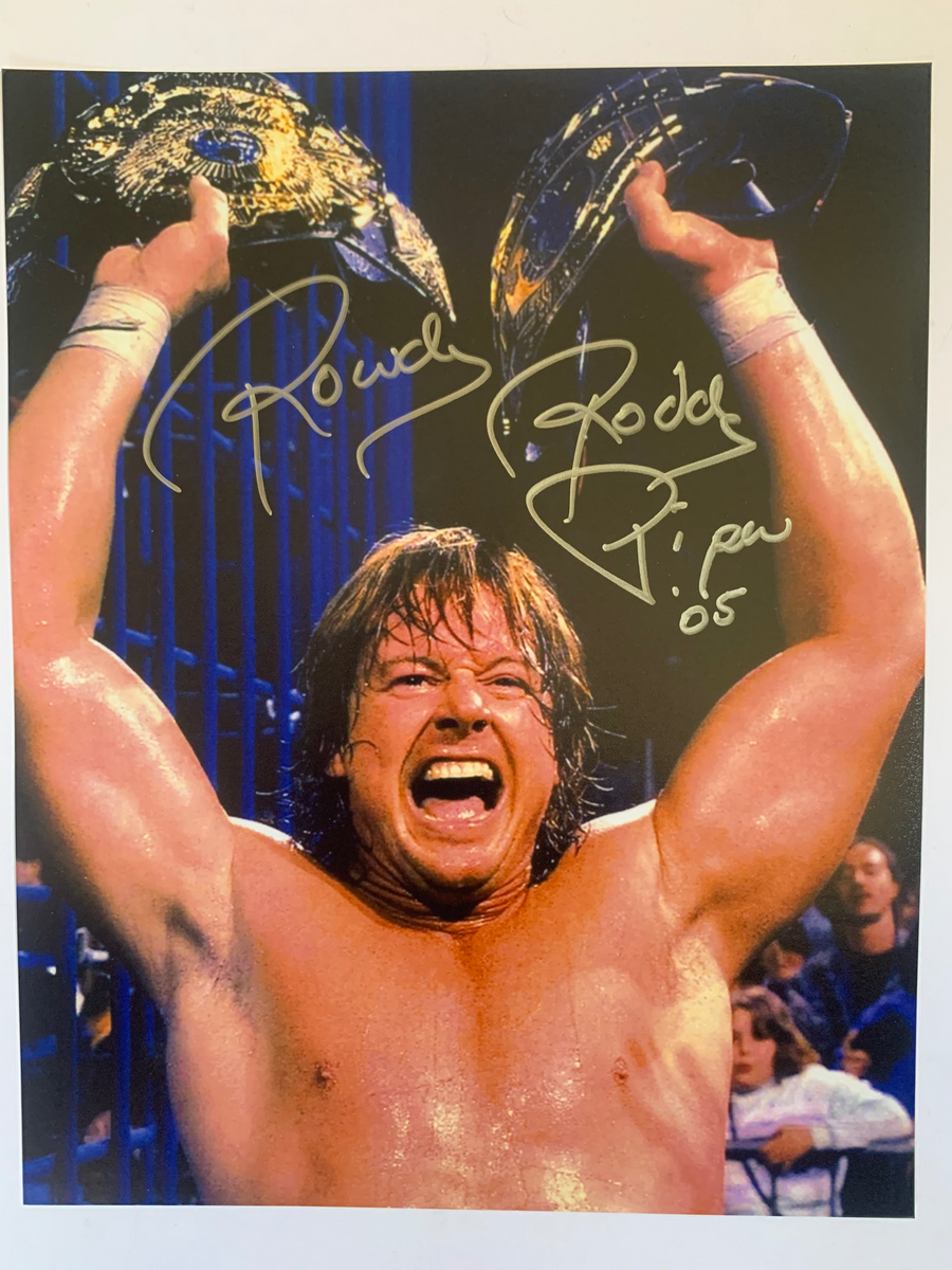 Roddy Piper Hall Of Fame signed 8x10 WWE JSA LAST ONE!! – DOTD Dist.
