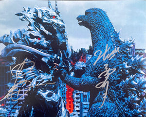 TSUTOMU KITAGAWA and MOTOKUNI NAKAGAWA signed Godzilla Final Wars 8x10