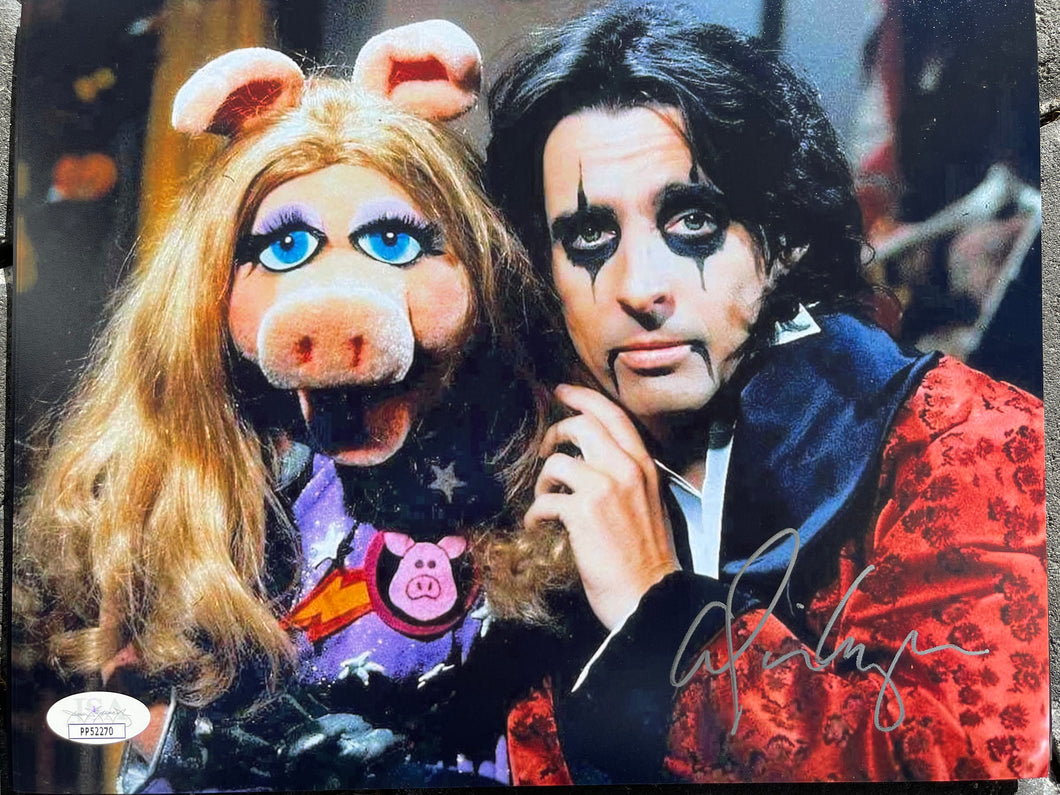 Alice Cooper signed 8x10 photo JSA COA