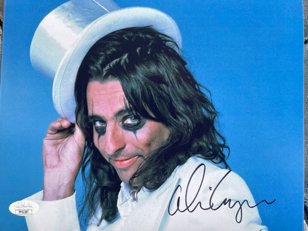 Alice Cooper signed 8x10 photo