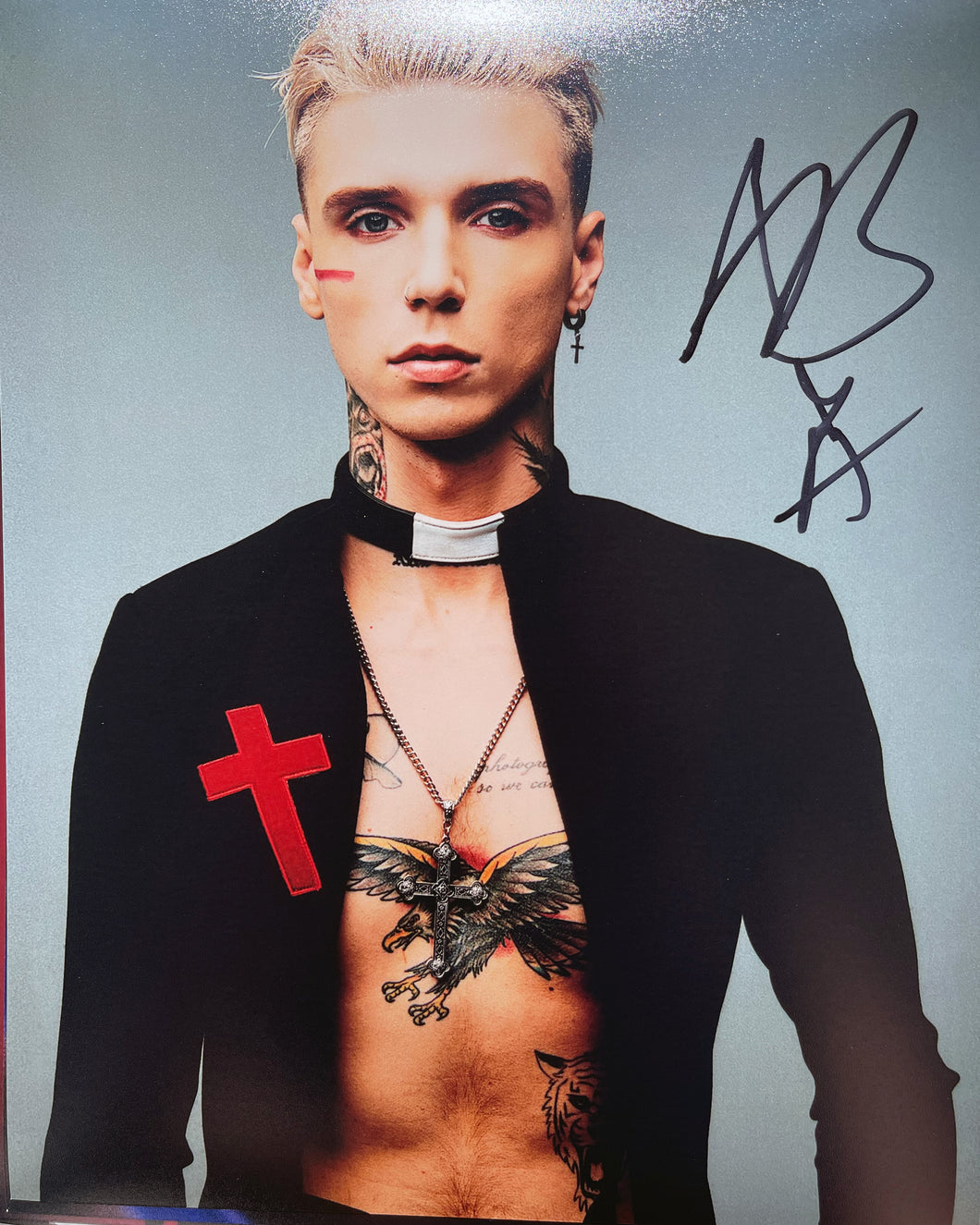 Andy Black signed Black Veil Brides 8x10