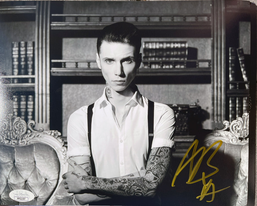 Andy Black signed Black Veil Brides 8x10