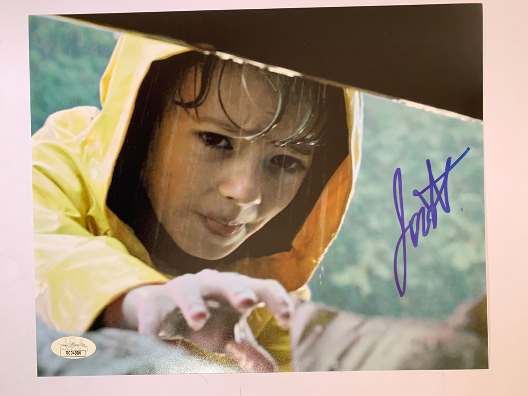 Jackson Robert Scott signed 8x10 photo Georgie Stephen Kings IT with COA