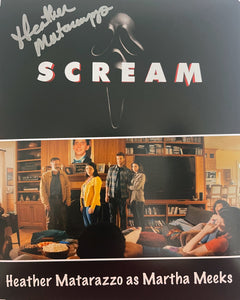 Heather Matarazzo signed Scream 8x10