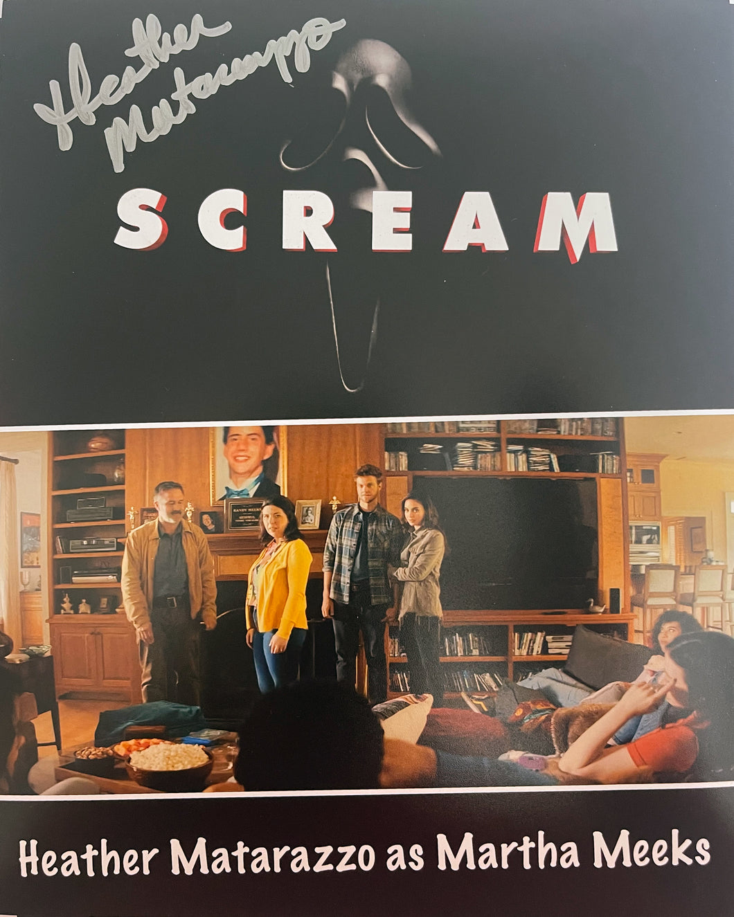 Heather Matarazzo signed Scream 8x10