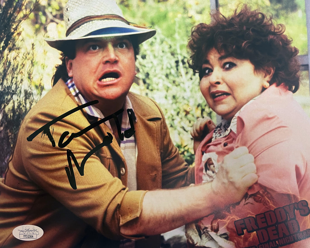 Tom Arnold signed Nightmare On Elm Street 8x10 with JSA sticker