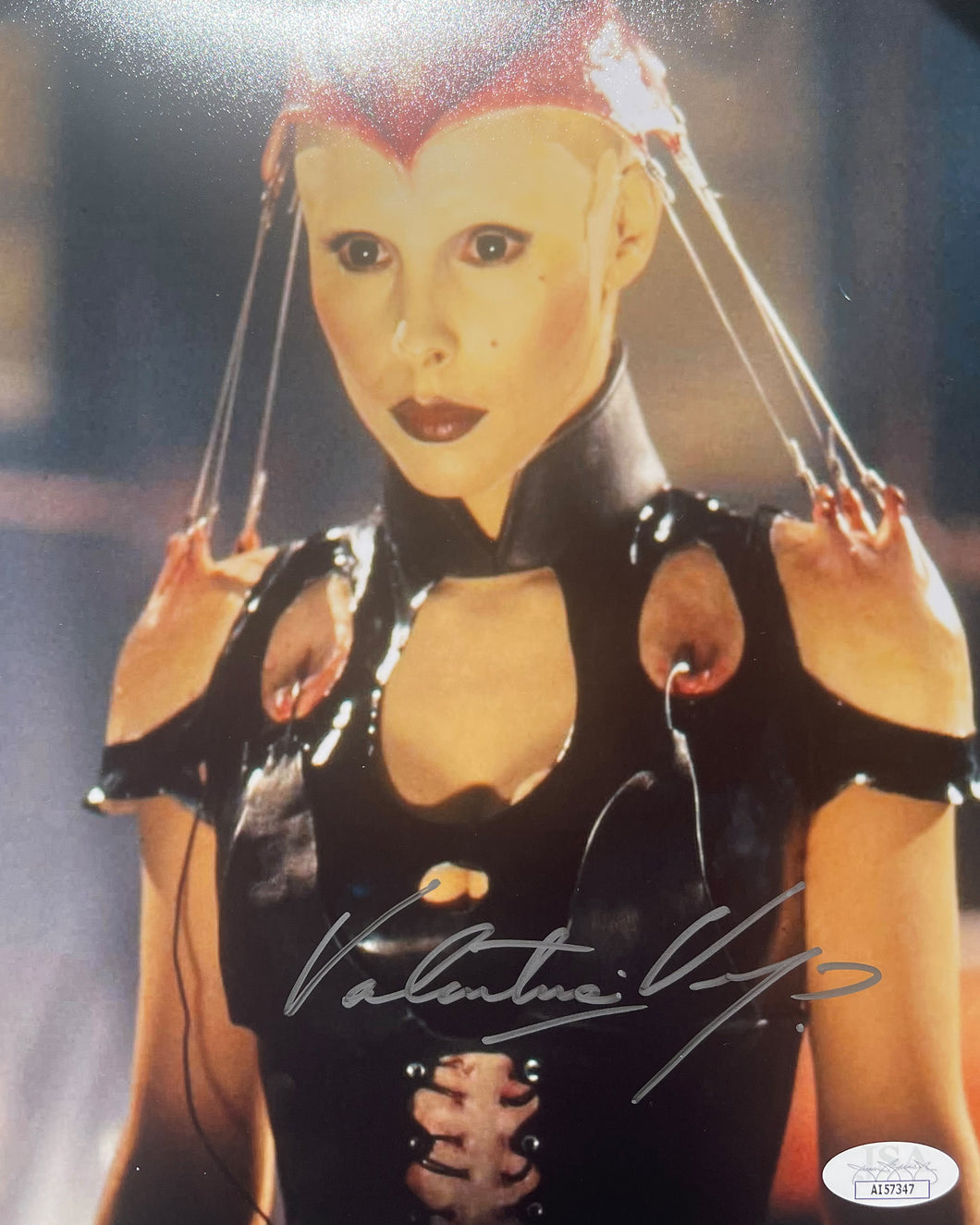 Valentina Vargas Hellraiser signed 8x10 JSA